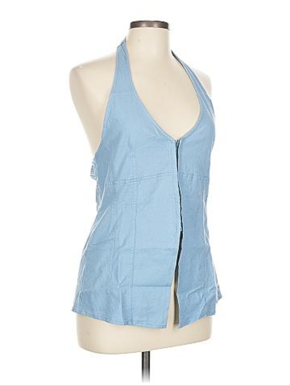Urban Outfitters Sari linen-blend halter vest top